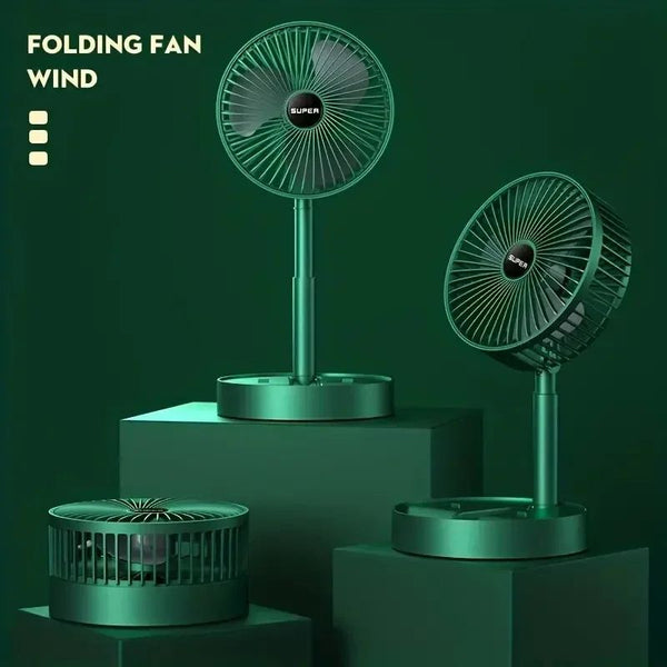 Folding Telescopic Floor Fan