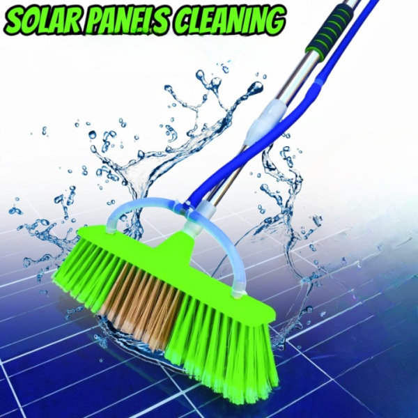 6ft Extendable Steel Solar Panel Cleaning Brush