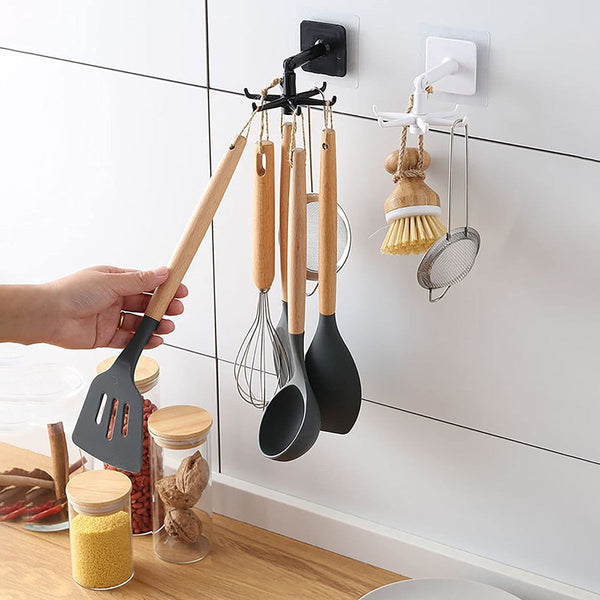 Kitchen Supplies Organizers Rotatable Rack