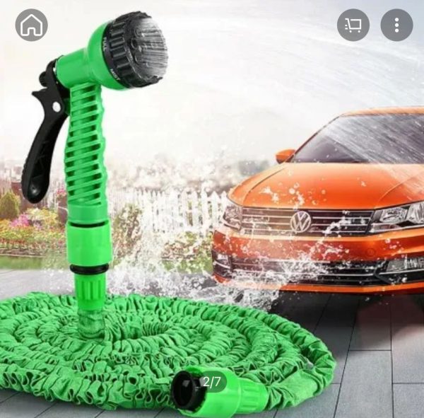 Expandable Flexible Magic Water Hose Pipe With Spray(Length: 50 ft)
