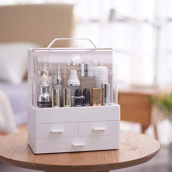 Makeup Organizer Modern Cosmetic Storage Box