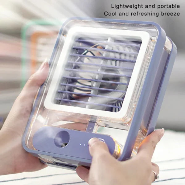 Rechargeable Mini Mist Humidifier Fan